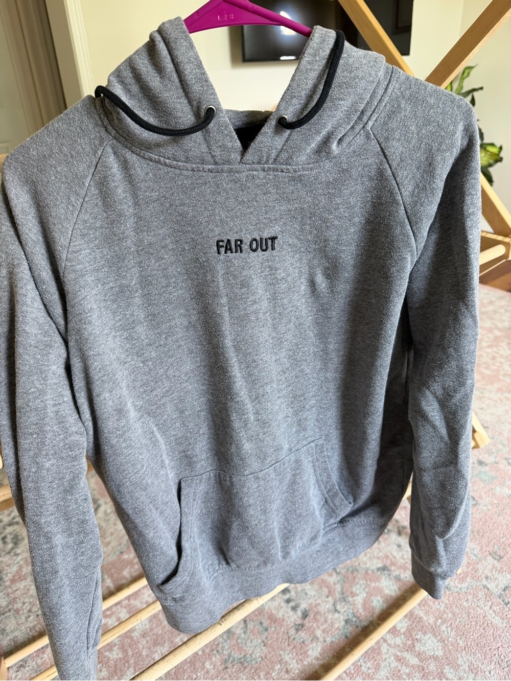 Far Out Women’s Hooded Sweatshirt - Gray